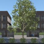 3D Rendering eines Gebäudes
